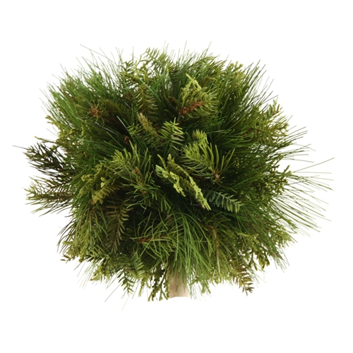 10' Artificial Mixed Pine Ball with Cedar (Pack of 2; 6/cs) 10' Artificial Mixed Pine Ball with Cedar (Pack of 2; 6/cs)