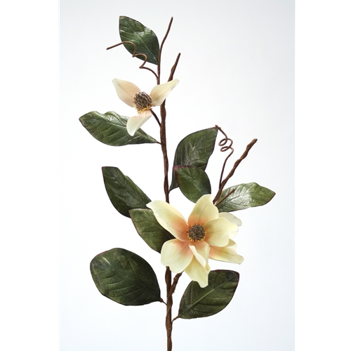 DIY Flower Small White Blush Magnolia x 2 Branch