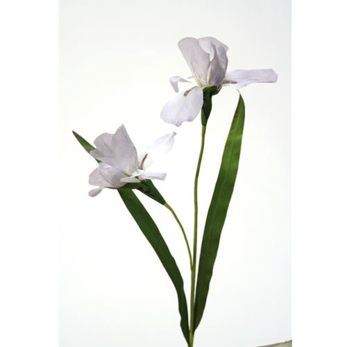 DIY Flower Soft Blue Iris x 2