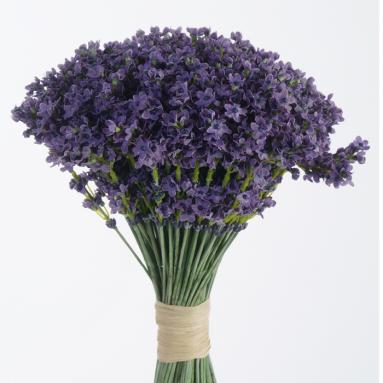 DIY Bouquet 14'L Artificial Lavender Bouquet (Pack of 6; 24/Case)