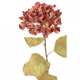 DIY Flower 30'L Everlasting Red-Gold Artificial Hydrangea