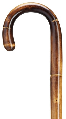 Extra Tall Crook Handle-Stepped & Scorched