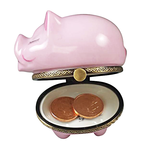 PIGGY BANK WITH SLOT WITH COINS