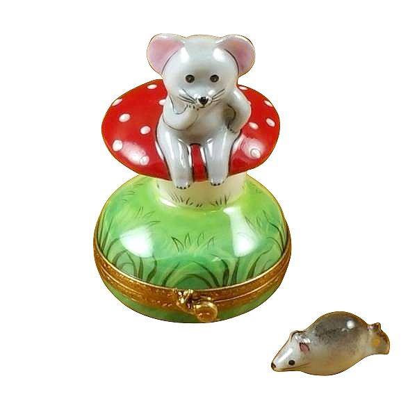 MOUSE ON MUSHROOM W/REMOVABLE MOUSE