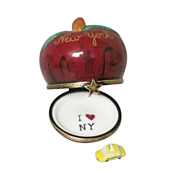 I Love New York  Apple with removable Taxi
