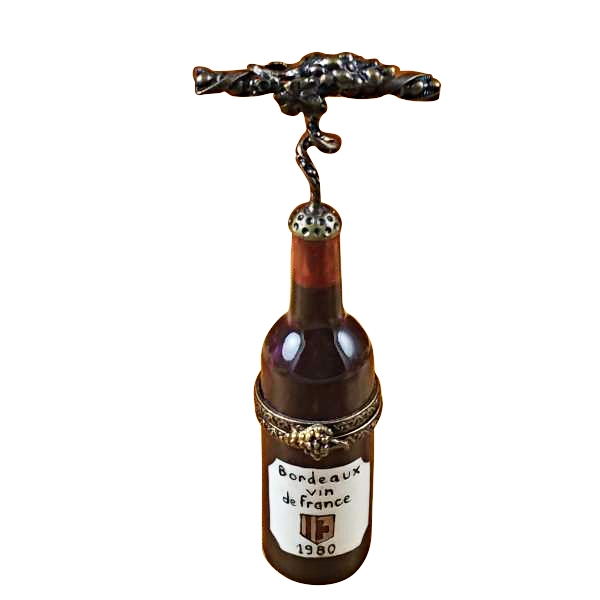 Bordeaux bottle w/corkscrew..