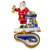 Santa w/lantern & gifts
