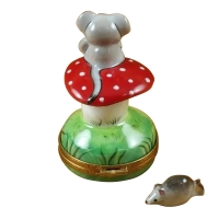 MOUSE ON MUSHROOM W/REMOVABLE MOUSE