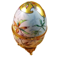 Studio collection - art nouveau egg w / bird