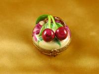 Cherries on small round.. Cherries on small round..