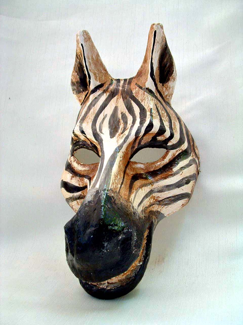 Zebra Venetian Mask Zebra Venetian Mask
