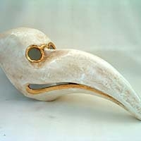 Medico Della Peste White Venetian Mask Medico Della Peste White Venetian Mask