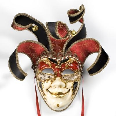Venetian Joker Lame Mask Venetian Joker Lame Mask