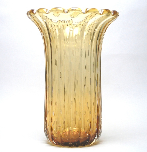 Murano Light Brown Vase