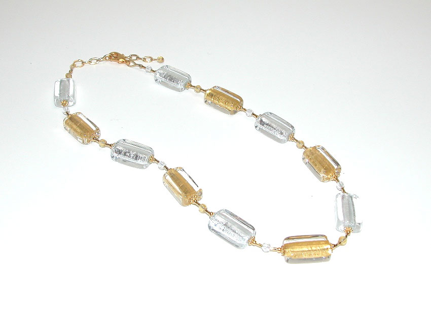 San Remo Necklace Silver/Gold