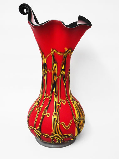 Red and Yellow Vase