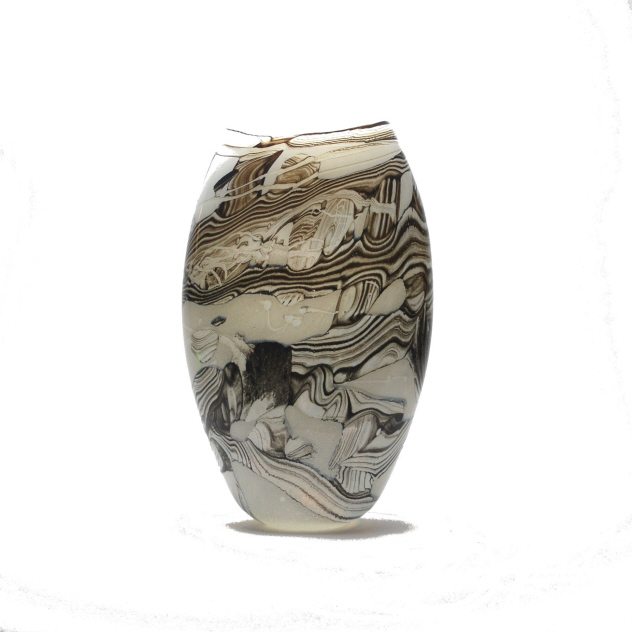 Alita Opal/Brown Vase