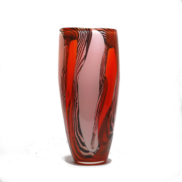Hermosa Opal/Orange/Brown Vase
