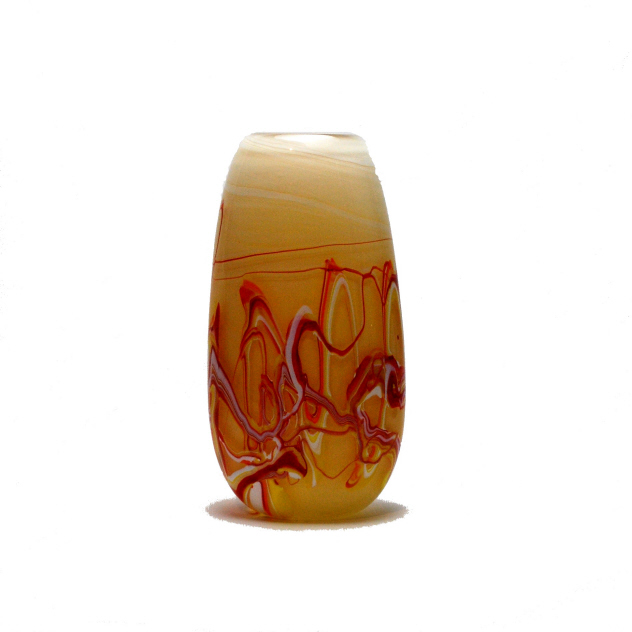 Dori Opal/Yellow/Red Vase