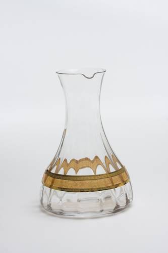 Carafe with Amber Gold Design