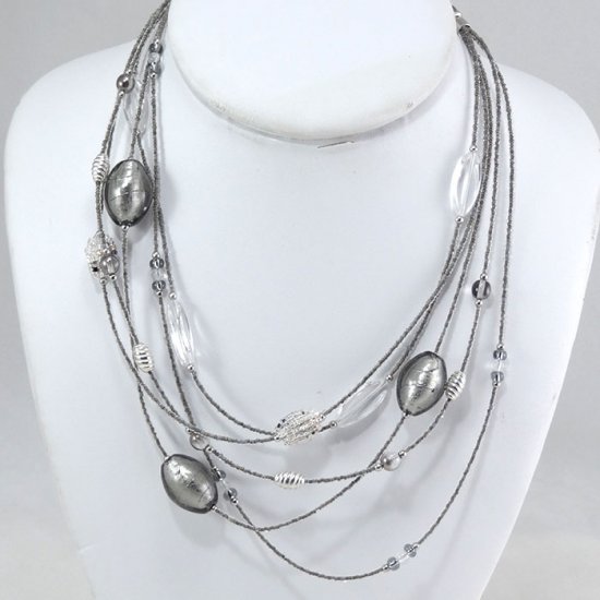 Cascade Necklace Silver