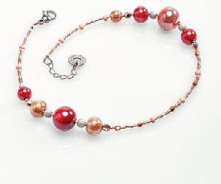 Murano Glass Bracelet Red