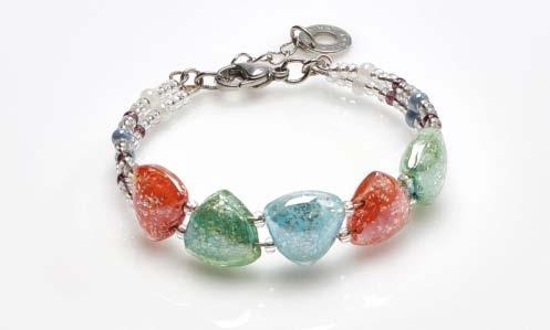 Lumerro Murano Glass Bracelet Multicolor