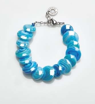 Magic Murano Glass Bracelet  Blue