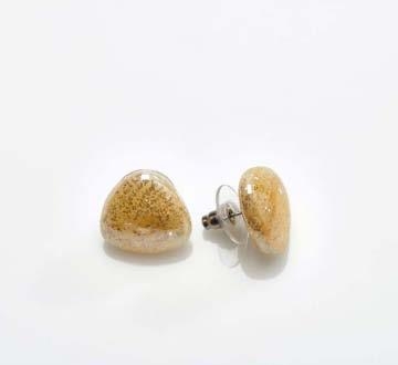 Lumerro Murano Earrings Amber