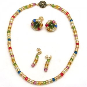 Murano Glass Classic Necklace Multicolor