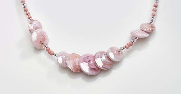 Magic Murano Glass Necklace Pink