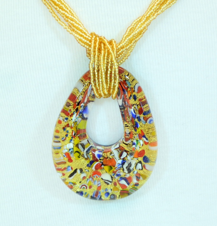 Murano Glass Goccia Necklace