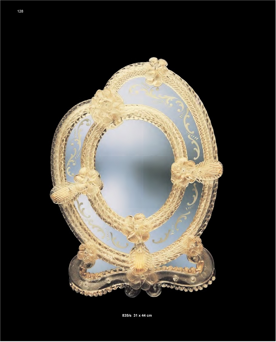 Murano Glass Table Mirror
