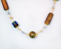 Beaded murano glass necklace Romantica