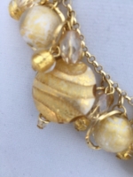 Vintage Charm Necklace Marble White