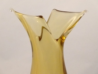 Murano Glass Gold and Crystal FiFi Vase