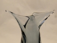 Murano Glass Smoke and Crystal Gift Vase