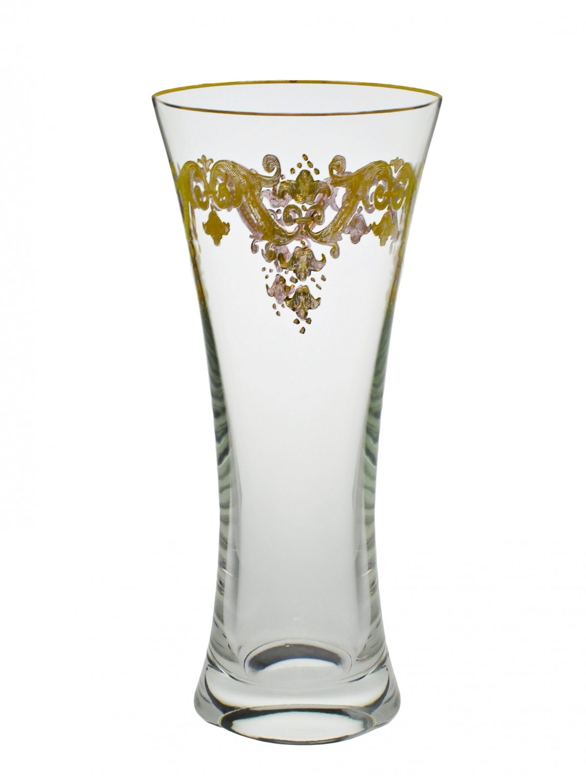 Centerpiece Vase with 24K Gold Artwork