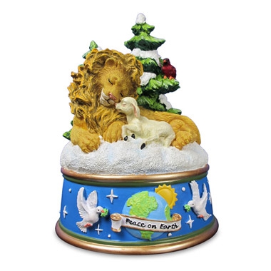 Lion & Lamb Figurine