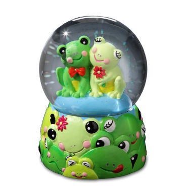 Jingle Jumbles Frog Water Globe