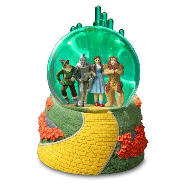 Emerald City 4 Character Lighted Water Globe