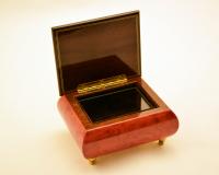 High Gloss Redwood Musical Inlay box High Gloss Redwood Musical Inlay box