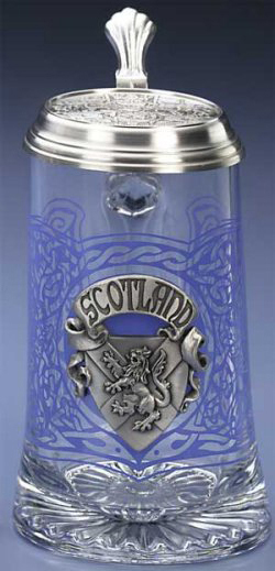 Scotland Scottish Glass German Beer Stein