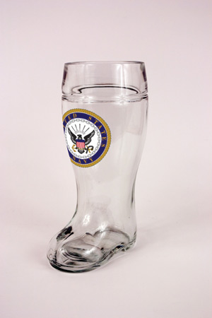 1.0 L GLASS NAVY BOOT