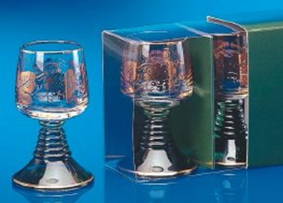 2 German Rhein Liqueur Glass Roemers