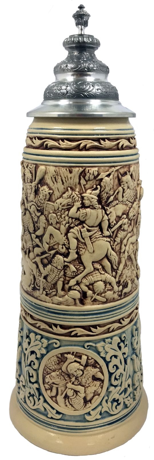 Battle of Teutoburg Forest Relief Limitaet LE German Beer Stein 2 L Made Germany