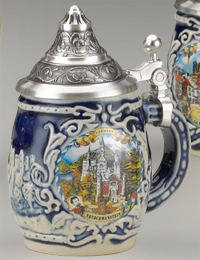 Mini Shield Stein,3 Assorted Cities Mini Shield Stein,3 Assorted Cities