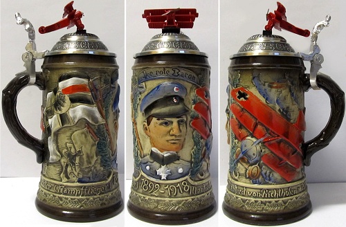 Limited Edition Red Baron German Beer Stein .5L