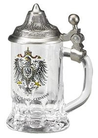 Mini Glass Stein With Lid