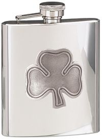 Stainless Steel Flask With Ireland Badge